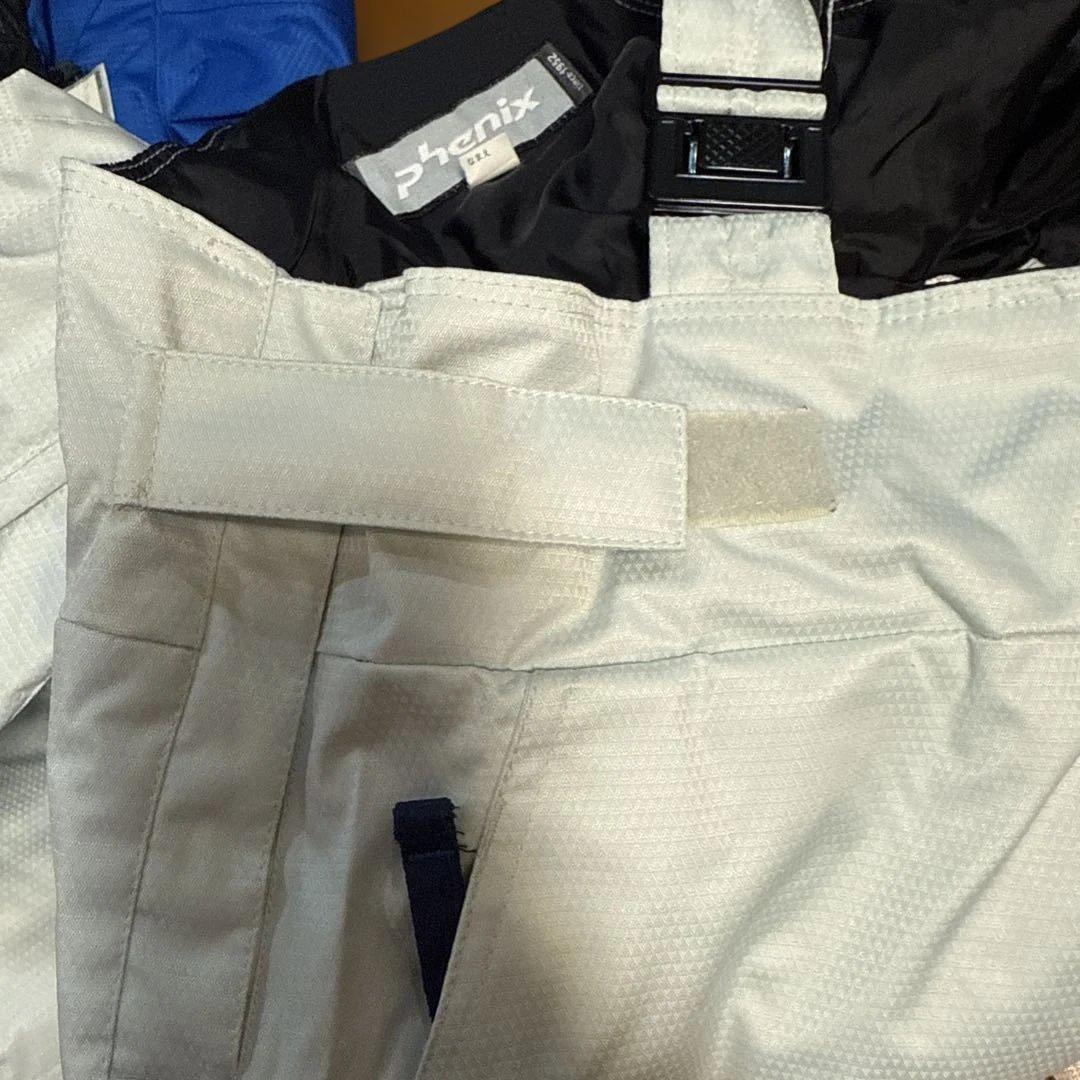 phenix スキーウェア 青 サロペット 手袋付き