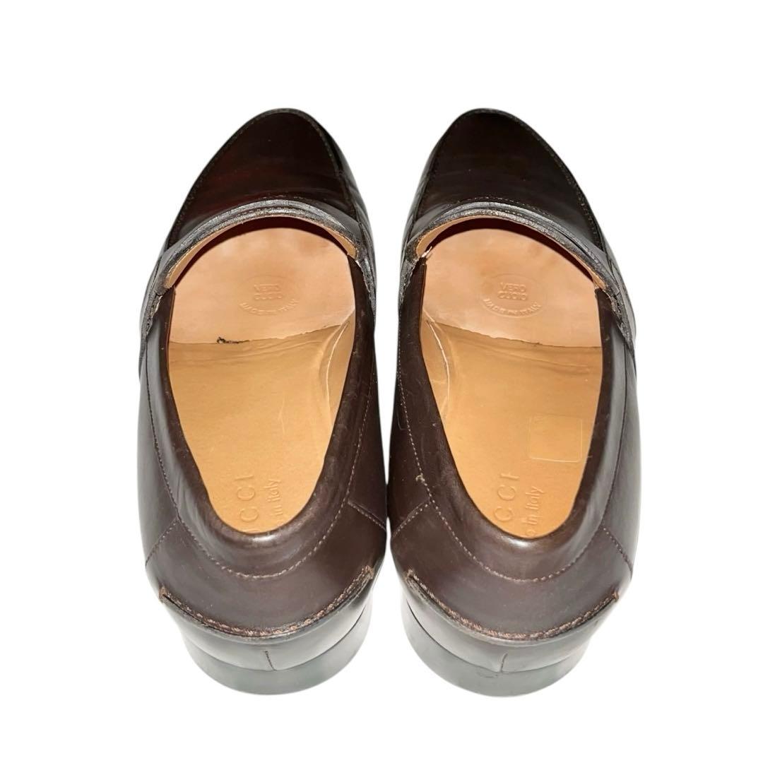 【訳あり】◾️GUCCI グッチ◾️ローファー◾️シェリーライン◾️レザー