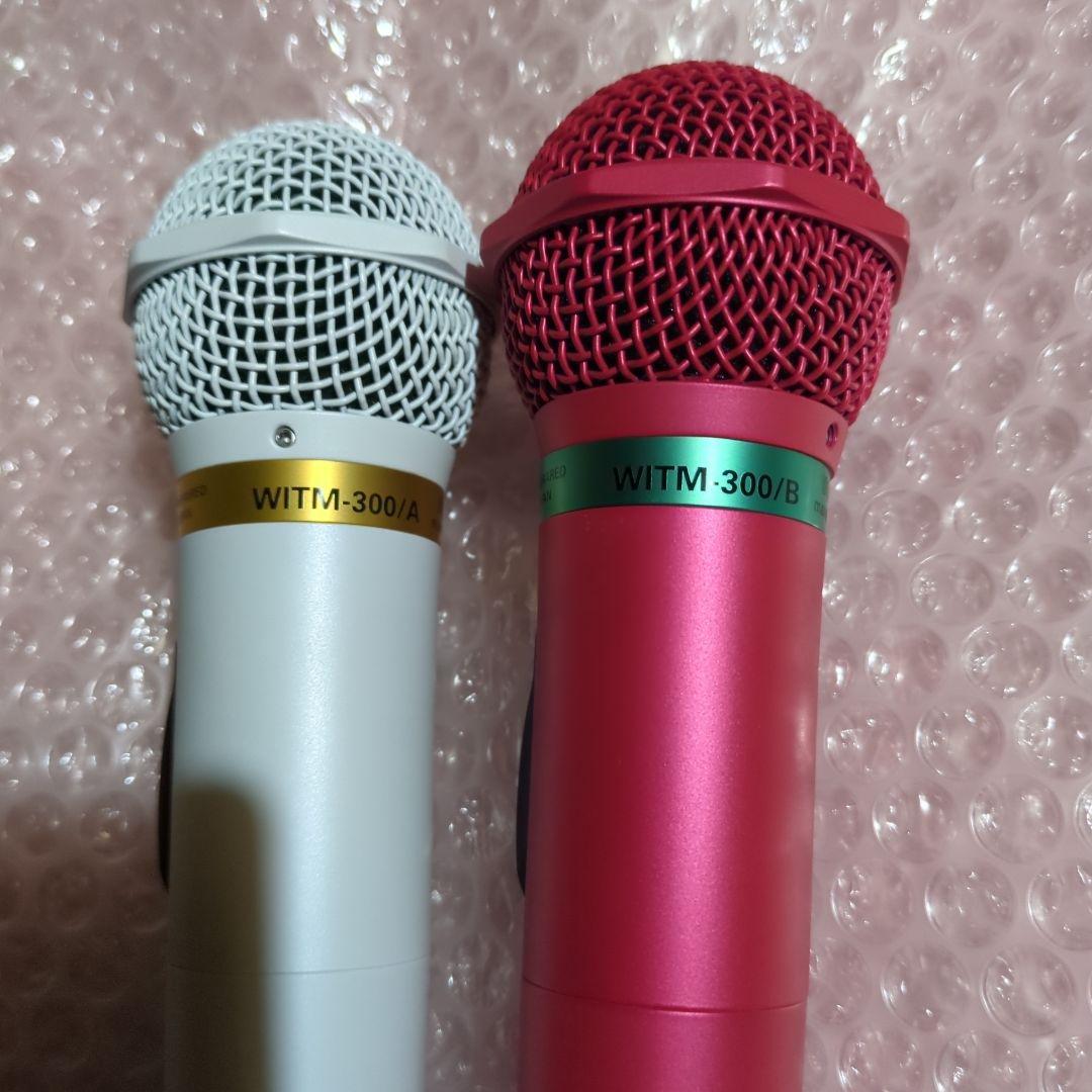DAM マイク WITM-300/A 白 WITM-300/B ピンク カラオケ