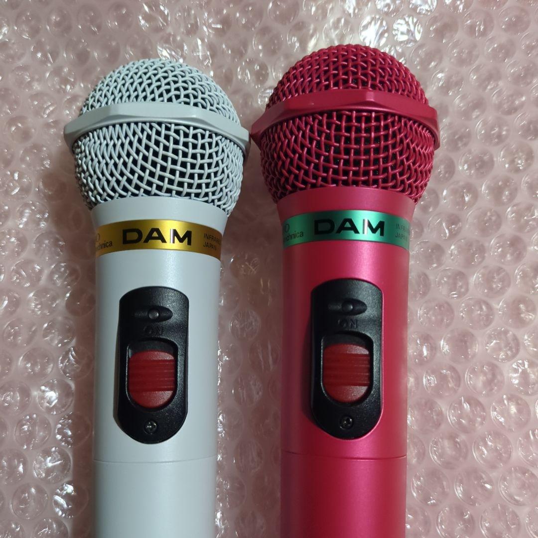 DAM マイク WITM-300/A 白 WITM-300/B ピンク カラオケ
