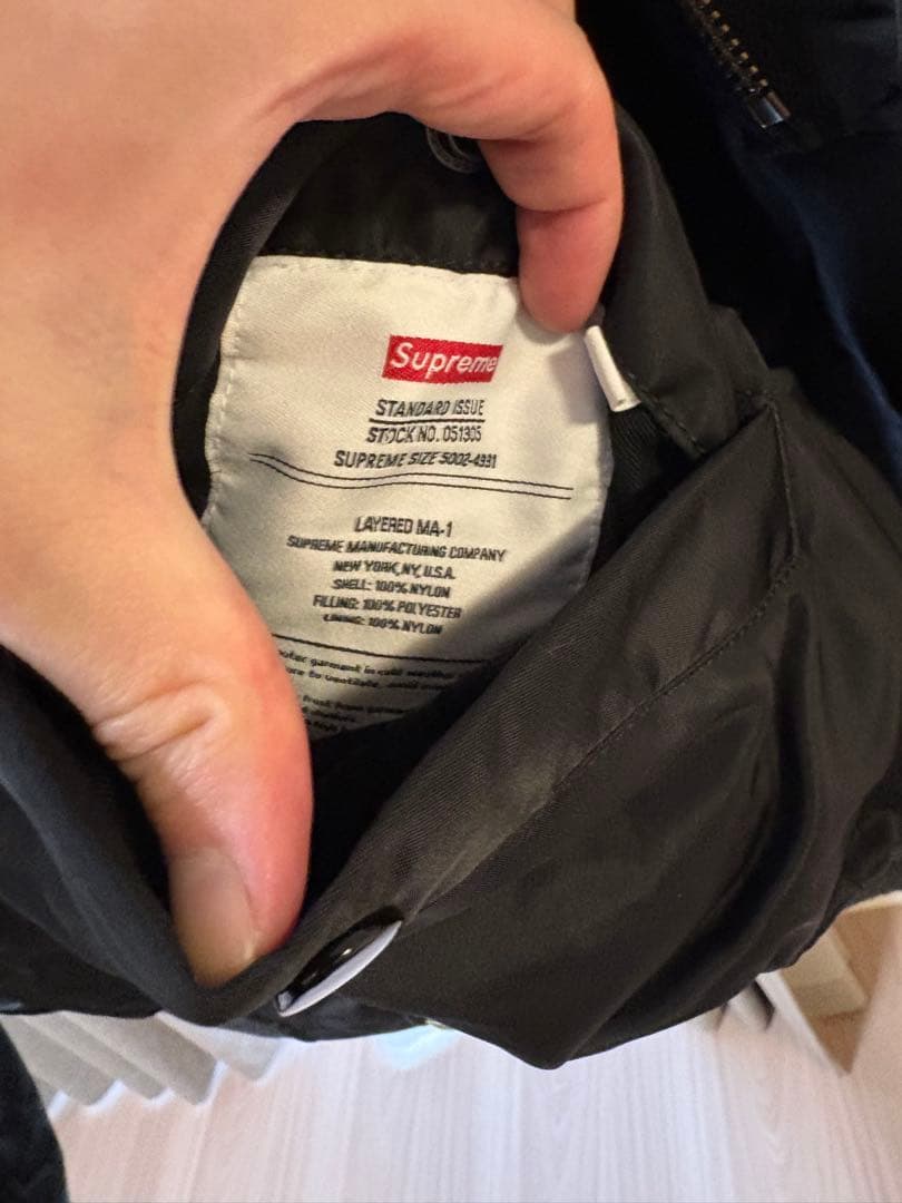 ジャケット・アウター Supreme 2-in-1 MA-1 + Vest black L