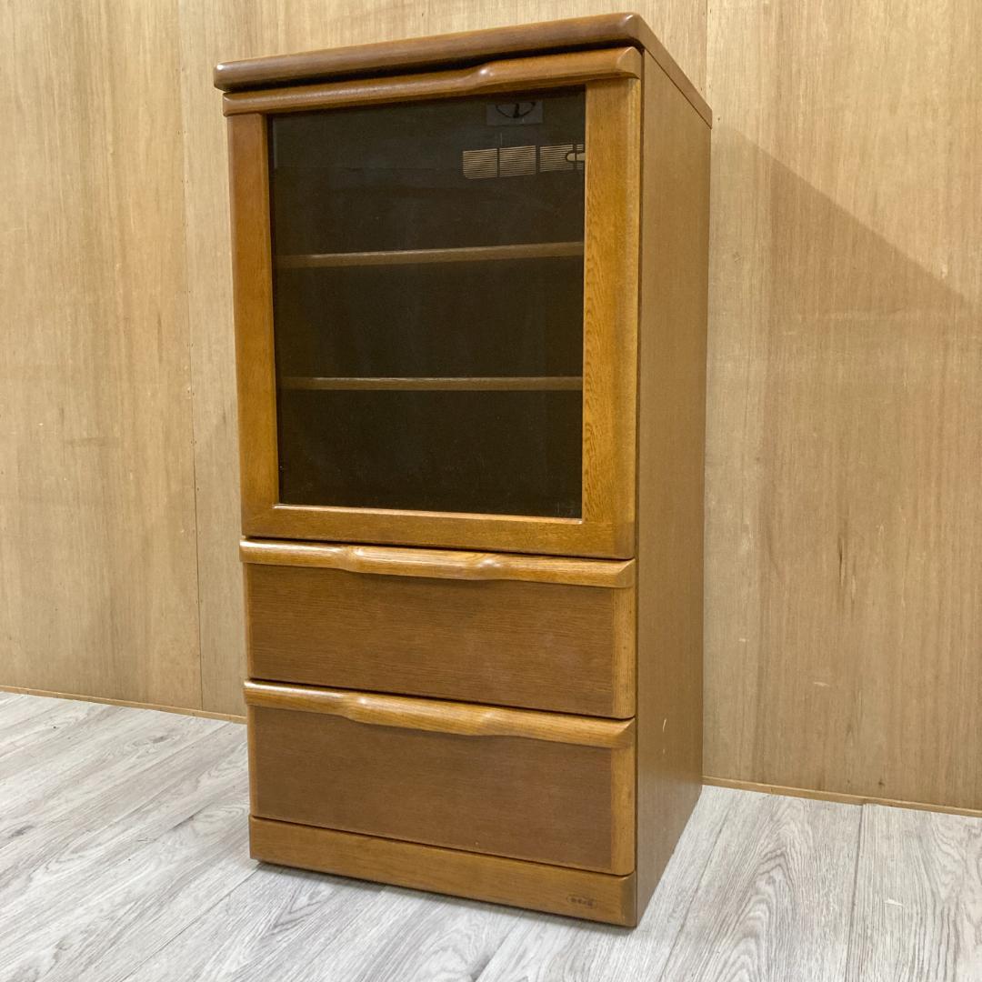 浜本工芸　キャビネット　AVラック　収納　ナラ材