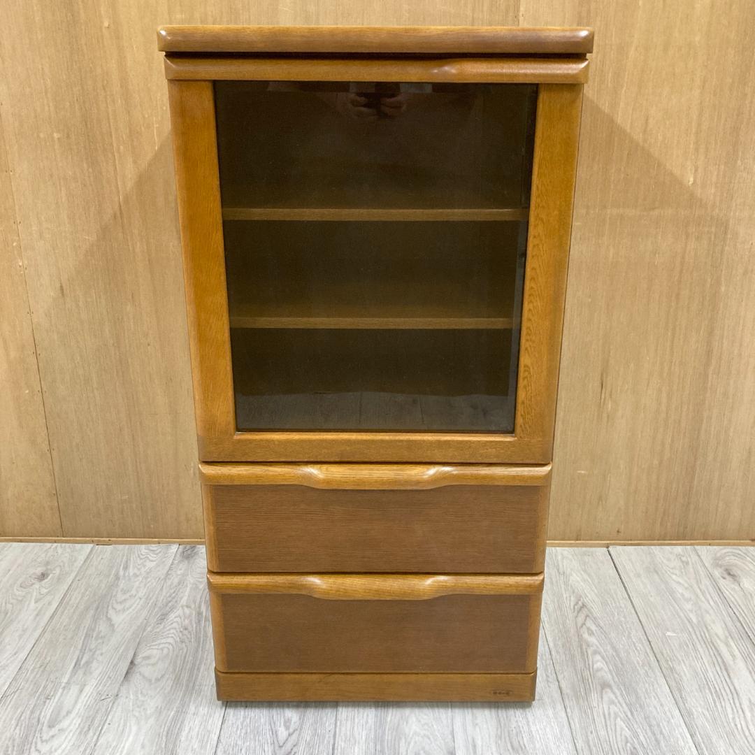 浜本工芸　キャビネット　AVラック　収納　ナラ材