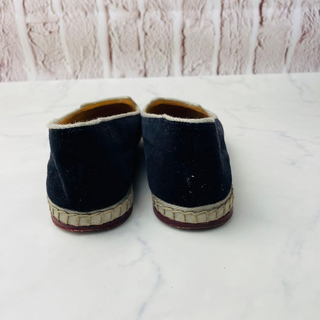 【美品】シャルロットオリンピア　ベロア　猫モチーフ　フラットシューズ 35½