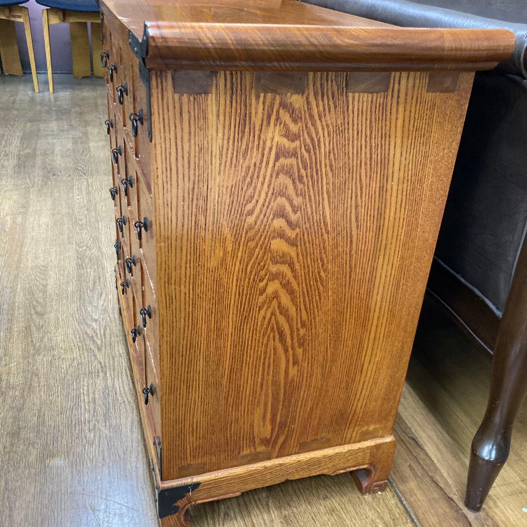 アンティーク薬箪笥　引き出し16個