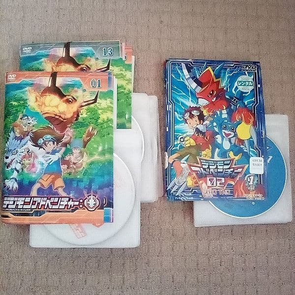 DVD デジモン アドベンチャー ＆ 02 全巻セット