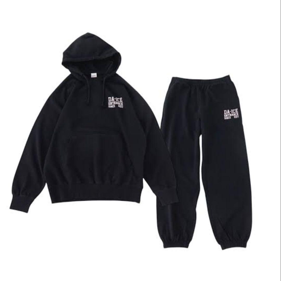 ミュージシャン Da-iCE Vintage After Hoodie Set up black
