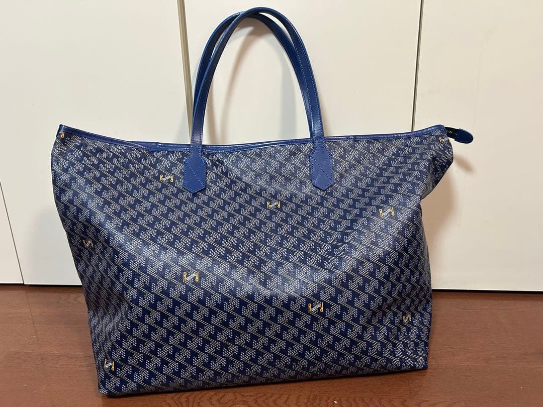 レザレクション　ラニウスワイドトート　大容量バッグ　人気のドーンブルー