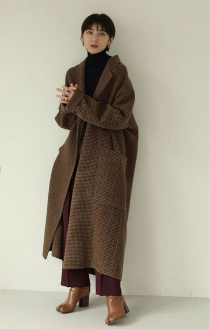 TODAYFUL Over Check Coat 38 オーバーチェックコート