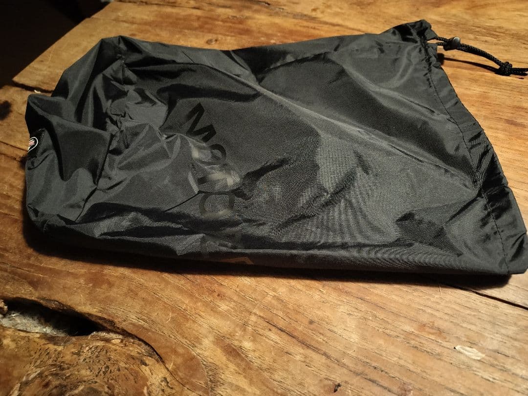 K-2825 ホワイトグースダウンジャケット LL オレンジ/黒（収納袋付）