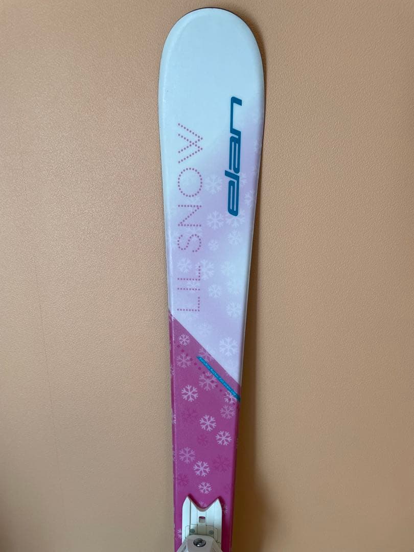 スキー板 エランELAN 140cm ストック 95cmセット 子ども用