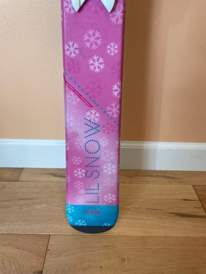 スキー板 エランELAN 140cm ストック 95cmセット 子ども用