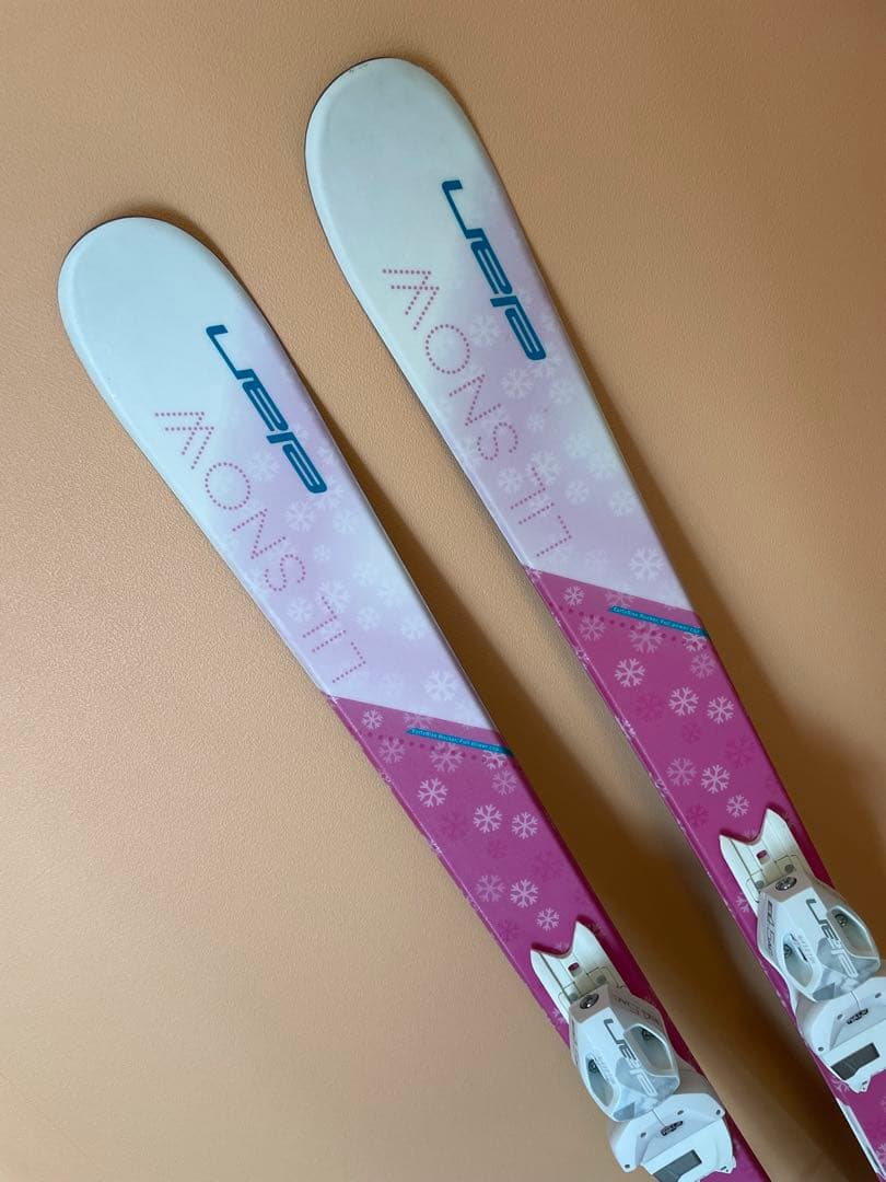 スキー板 エランELAN 140cm ストック 95cmセット 子ども用