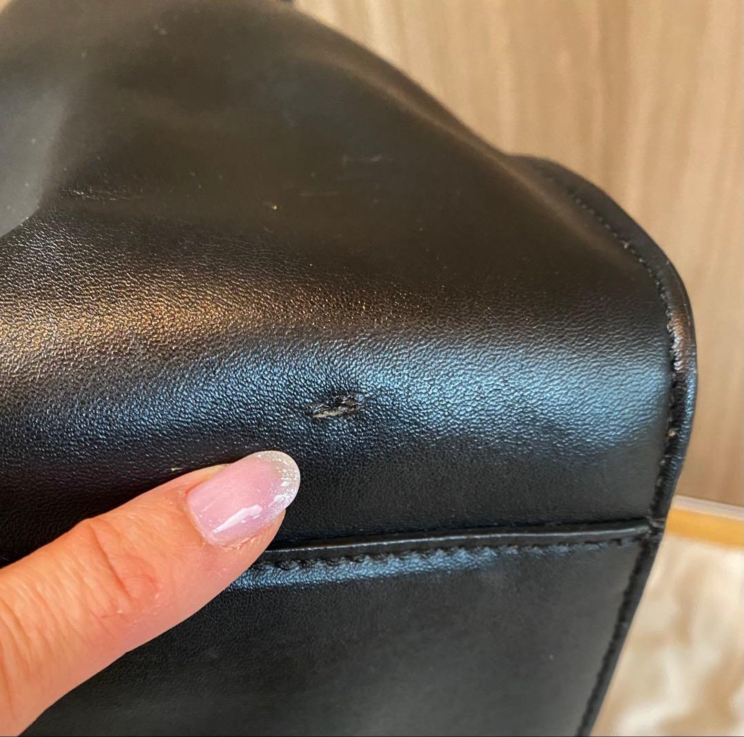 ステラマッカートニー ステラロゴアルターナッパトート ポーチ付き ブラック