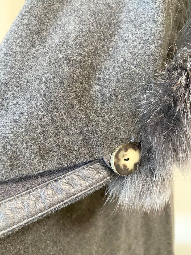 a*a様 美品TURKIS TUKKUポンチョ カシミヤ＆フォックスファー　コー