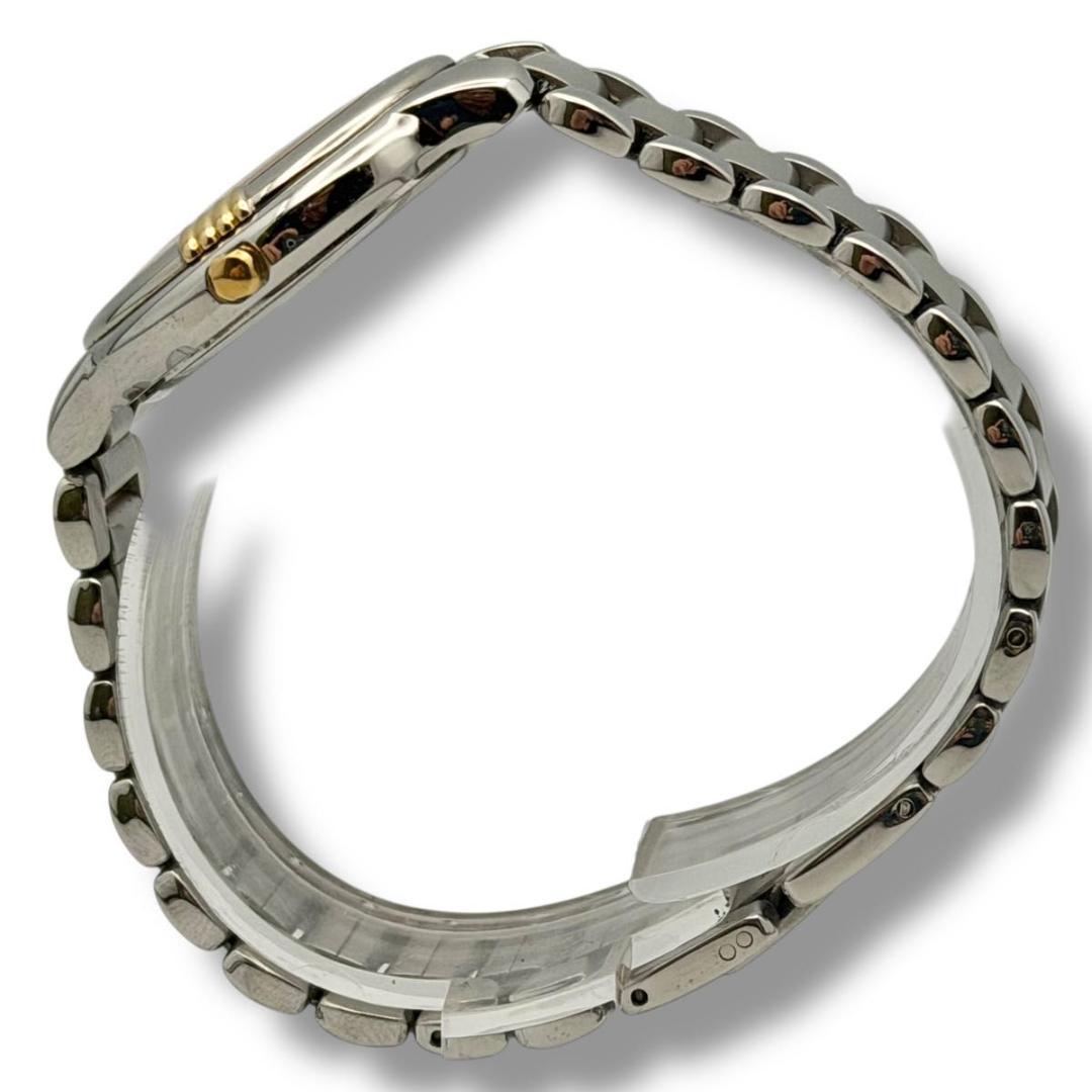 稼働 サンローラン 腕時計 ユニセックス クォーツ コンビ ラウンドフェイス