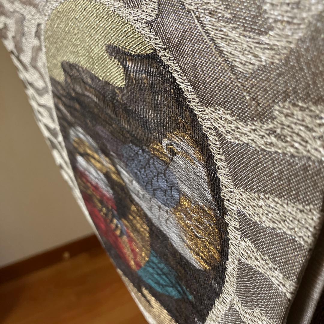 m*c様 皇室献上作家、熊谷慶雲作 グレー 雪の中の梅の花 付け下げ三つ紋いり