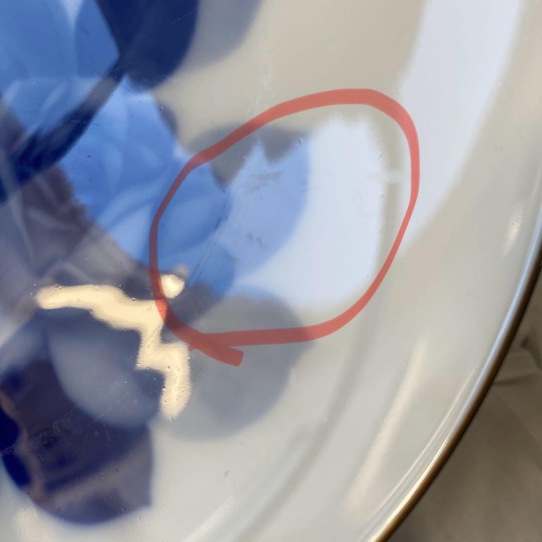 大倉陶園☆ブルーローズ☆ディナープレート☆ミート皿5枚☆日常に