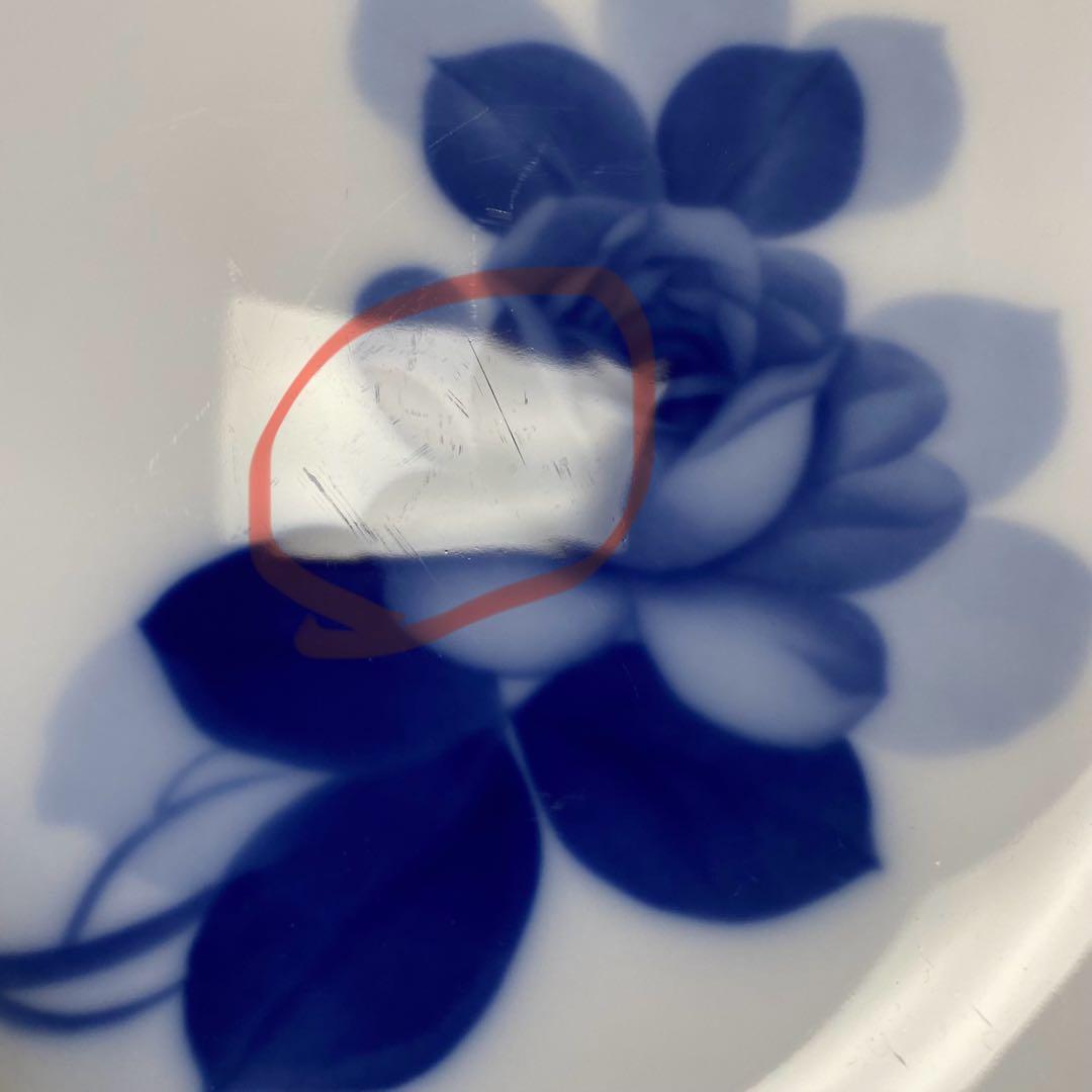 大倉陶園☆ブルーローズ☆ディナープレート☆ミート皿5枚☆日常に