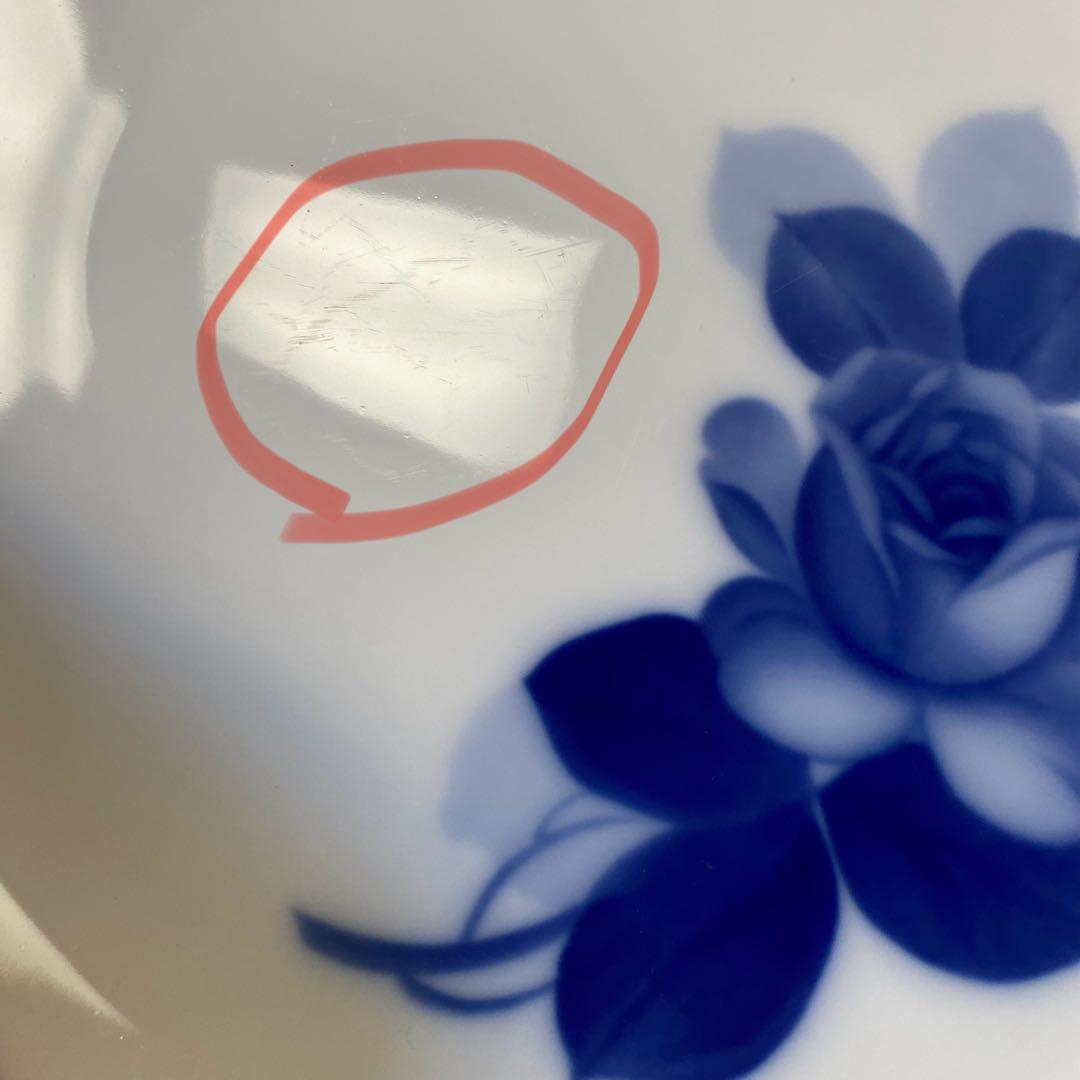 大倉陶園☆ブルーローズ☆ディナープレート☆ミート皿5枚☆日常に