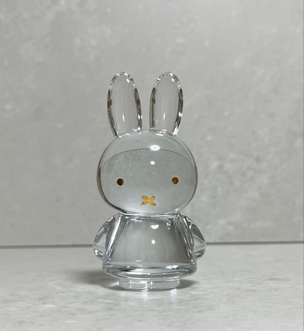 Baccarat × miffy クリスタル ミッフィー置物 ⭐️美品