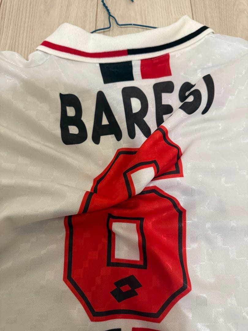 95-96 ミラン　バレージ選手　支給ユニフォーム　検　実使用　ラスト一枚！！