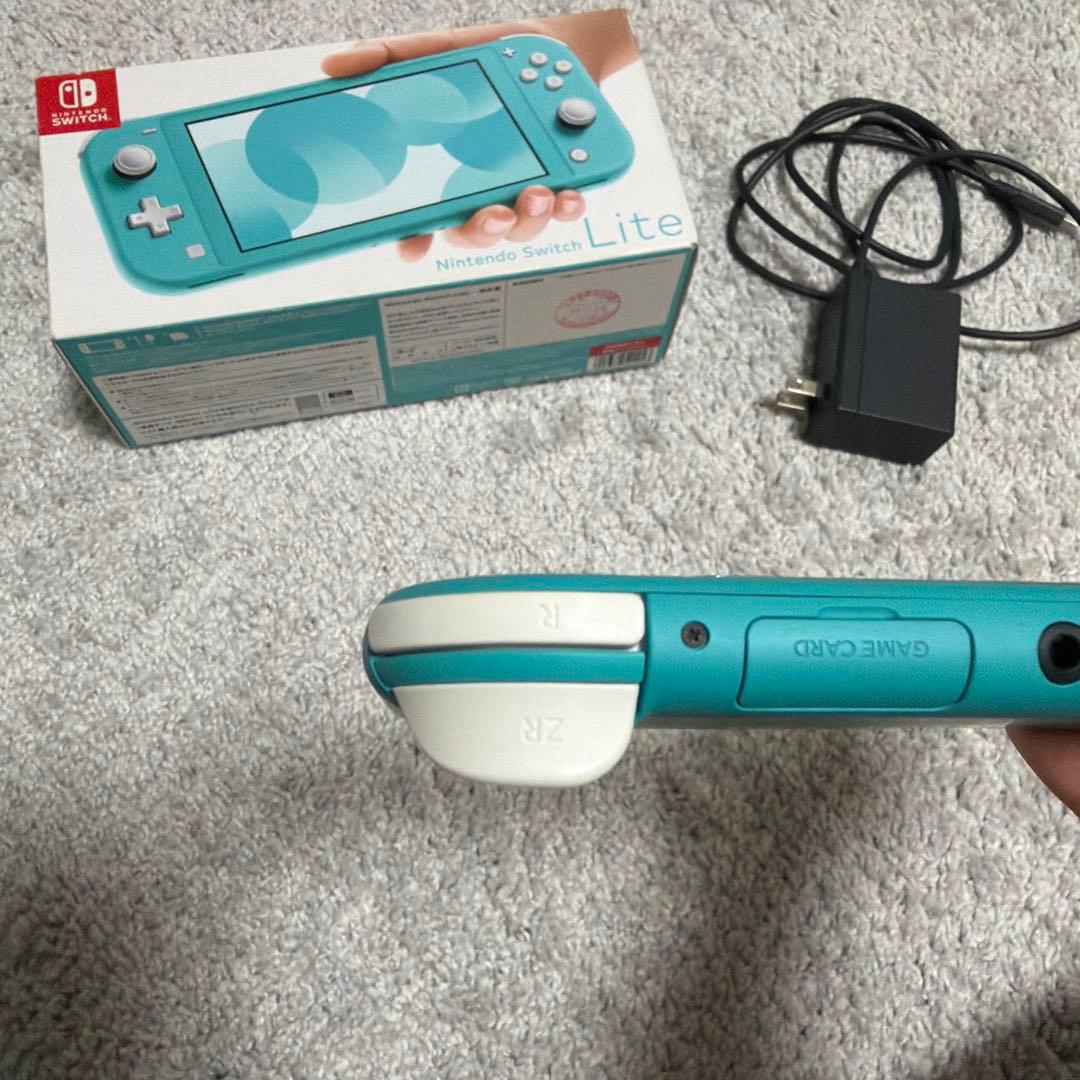 Nintendo Switch Liteスイッチライトターコイズ 充電器、箱付き
