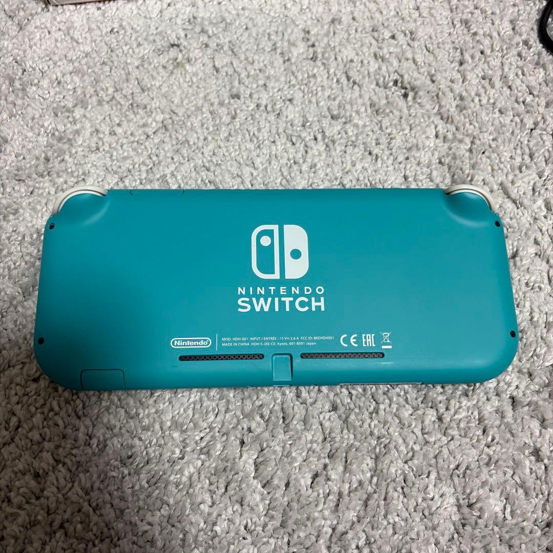 Nintendo Switch Liteスイッチライトターコイズ 充電器、箱付き
