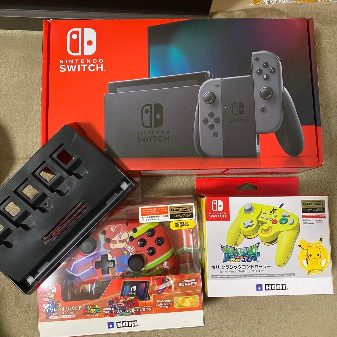 完品　Nintendo Switch 本体　付属品　完品コントローラー付き