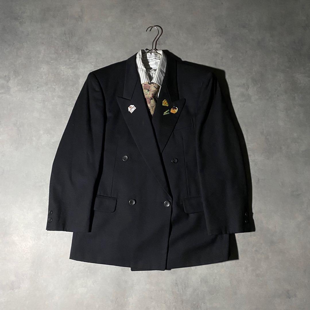 90s vintage レトロセットアップ スーツ ピンズ No.211成人式