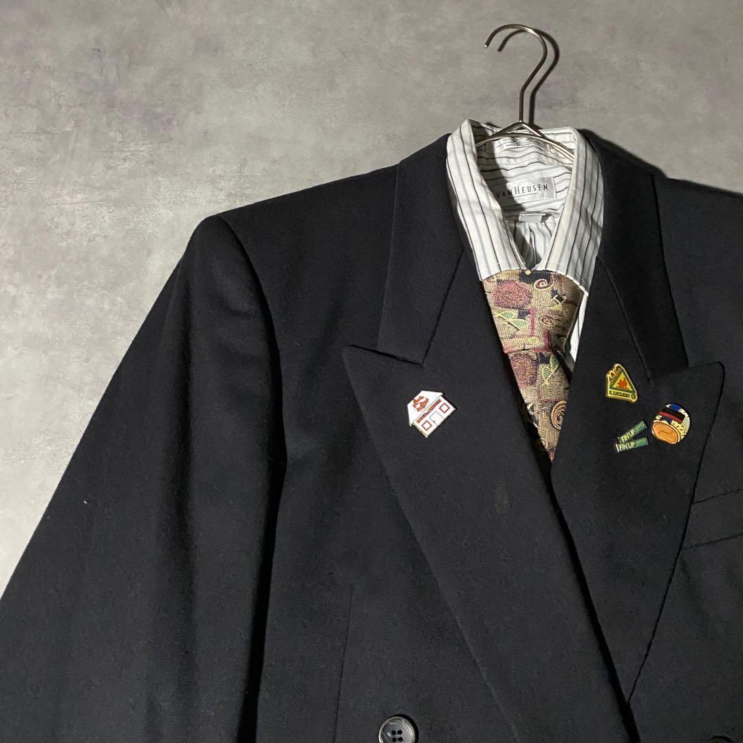 90s vintage レトロセットアップ スーツ ピンズ No.211成人式