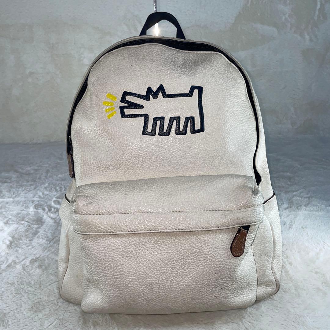 【美品】 COACH コーチ リュック Keith Haringコラボ