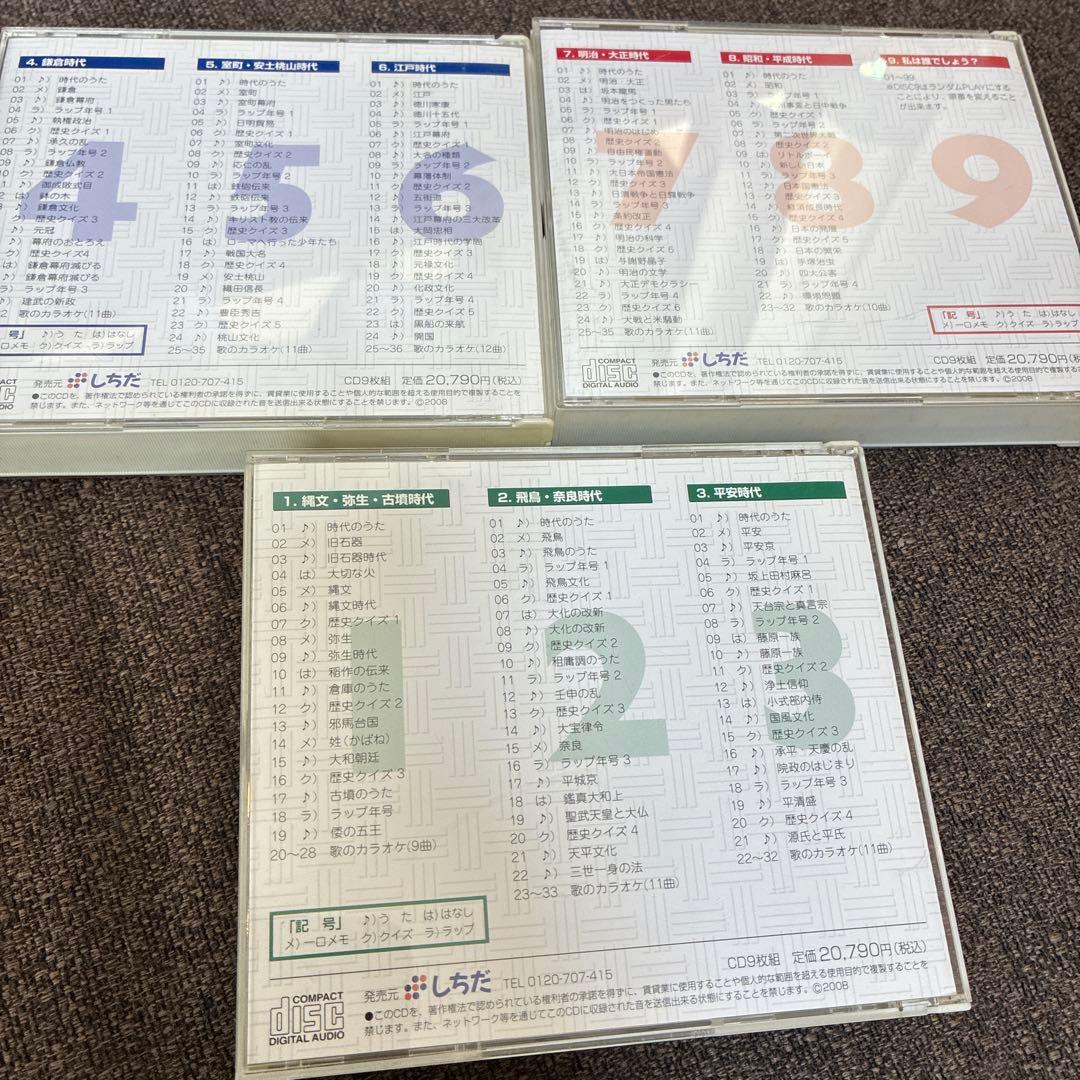 れきし探訪　しちだ　CD3セット