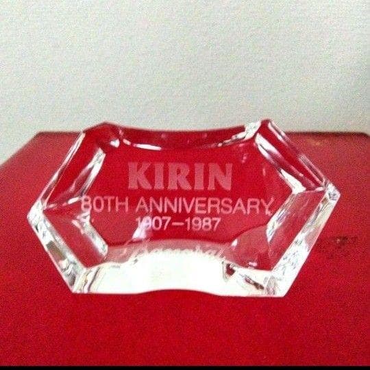 【美品】バカラ　キリン　花瓶 フラワーベース キリンビール　箱付き　大型花瓶