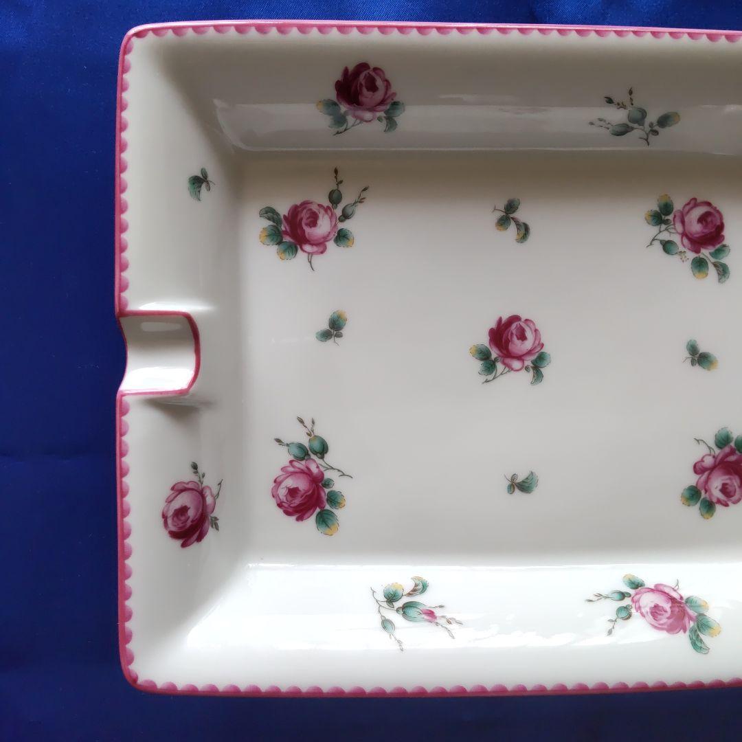 【希少】【美品】 リチャードジノリ アンティックローズ アッシュトレイ (灰皿)