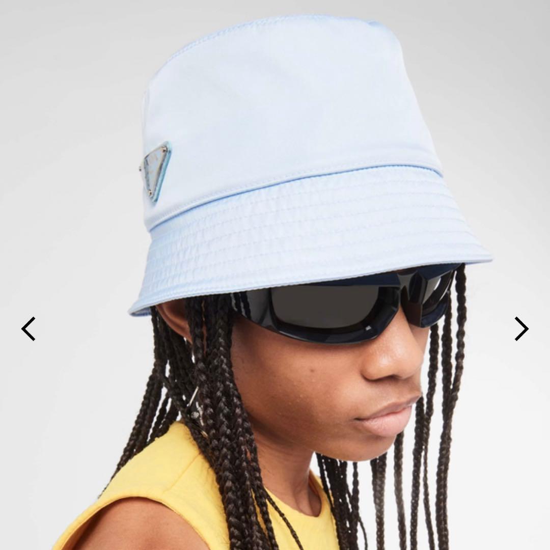 PRADA Re-Nylon Bucket Hut S ライトブルー
