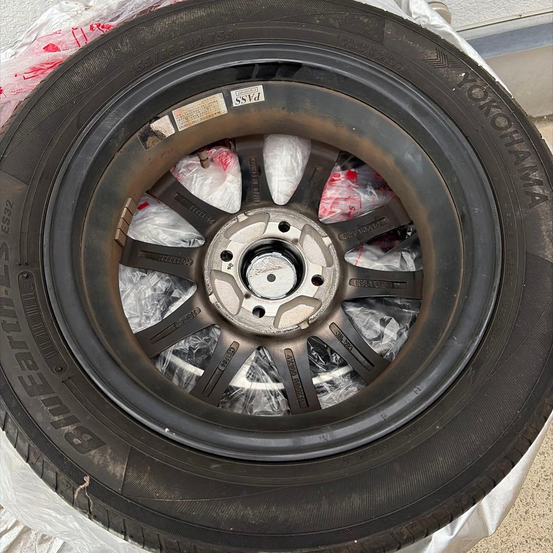 14インチホイール付き夏タイヤ4本セット12/23まで販売中