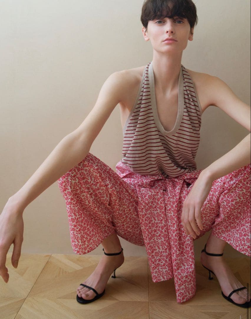 〈BACCA〉サマーリバティ コットンコンビネゾン