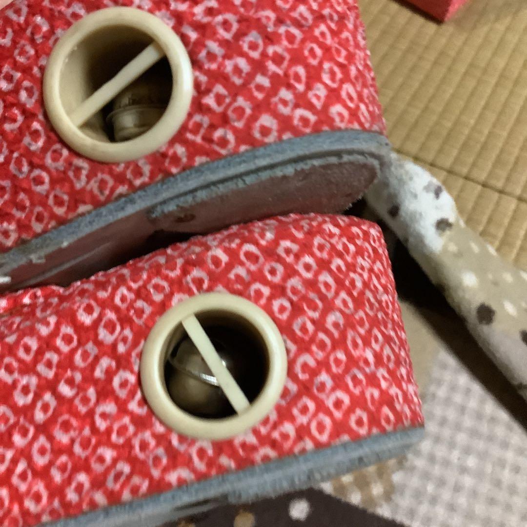 七五三七歳用フルセット　帯幅18センチ　草履21センチ絞りお守り付き