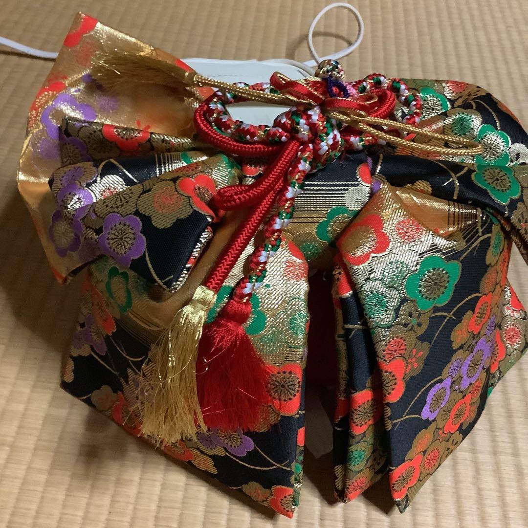 七五三七歳用フルセット　帯幅18センチ　草履21センチ絞りお守り付き