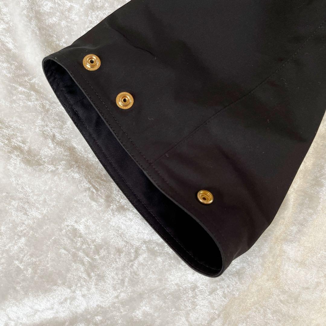 Lavish Gate撥水ステンカラーハーフコートコーディロイ襟ブラックFREE