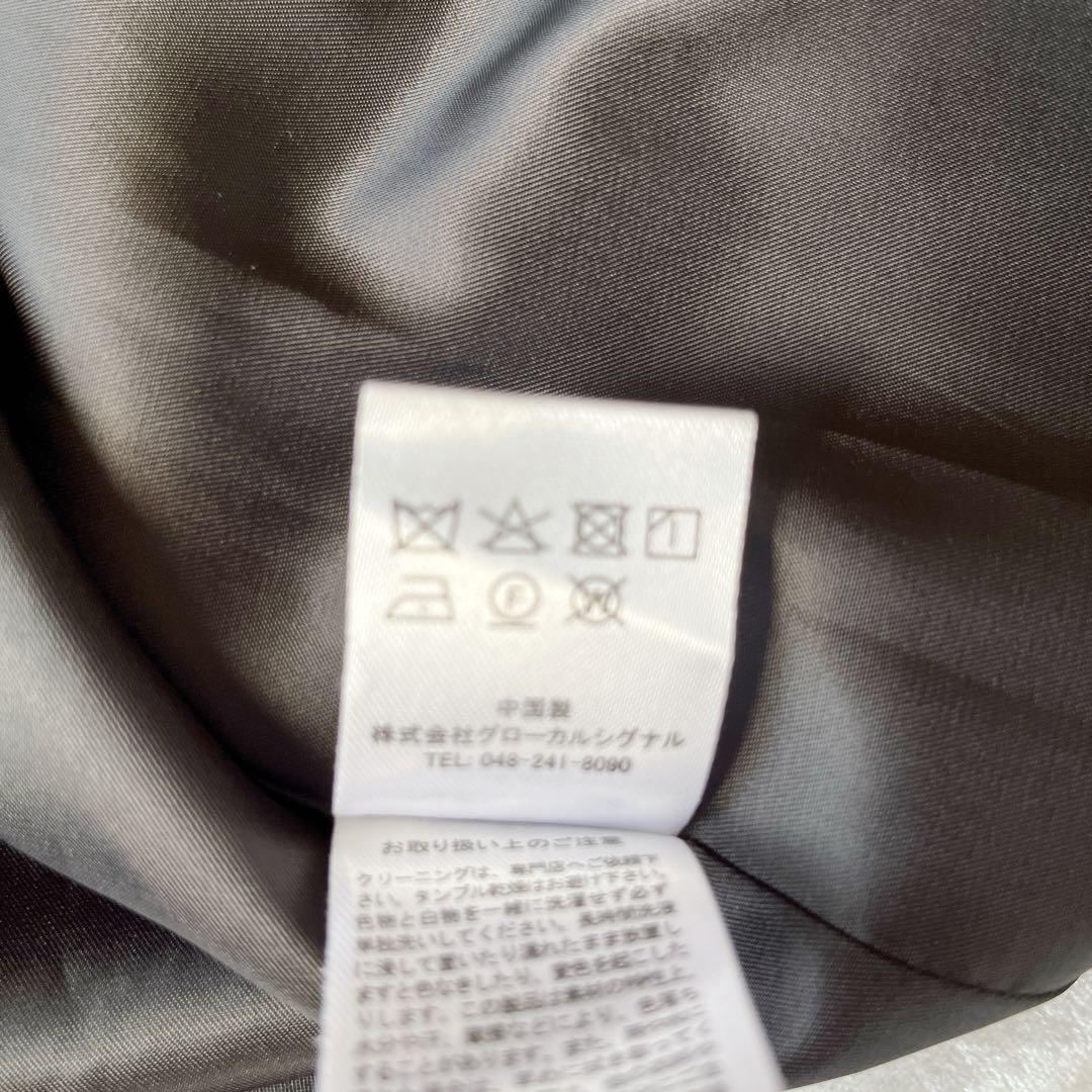 Lavish Gate撥水ステンカラーハーフコートコーディロイ襟ブラックFREE