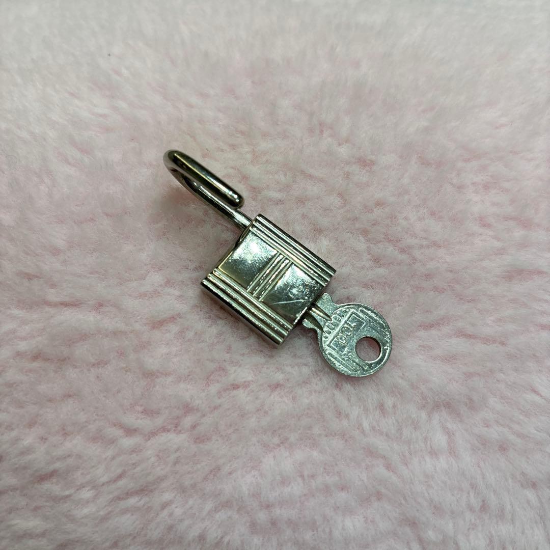 エルメス　カデナ　シルバー　No.100 南京錠