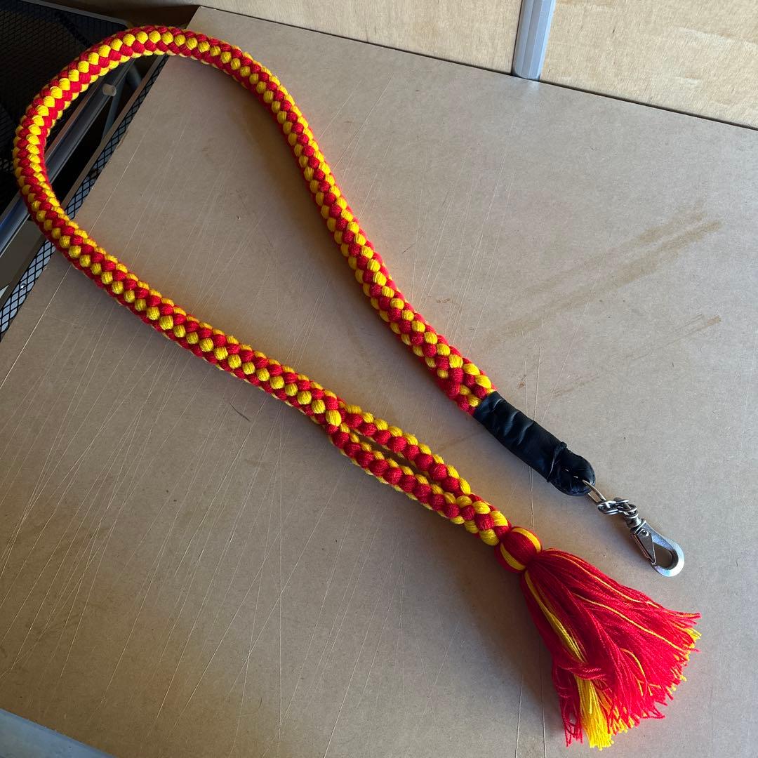 土佐犬　土佐闘犬　超大型犬　引き綱　赤/黄