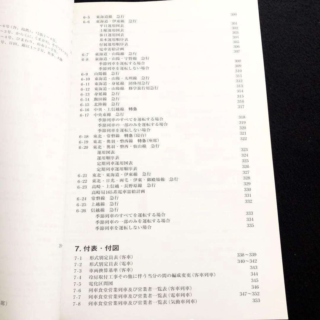 復刻版 全国版 優等列車編成順序表 - 昭和43年10月1日 国鉄白紙ダイヤ改正