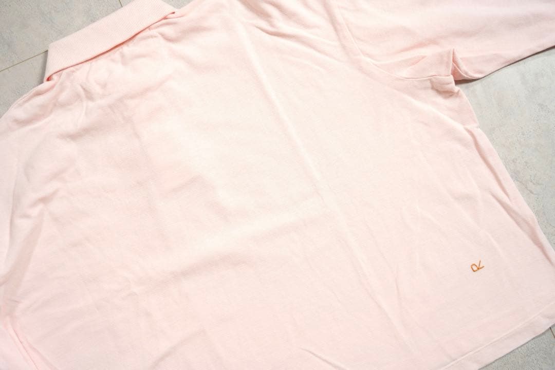 完売品✨45R カノコのMポロ 現行 コットン100% 山桜ピンク Free