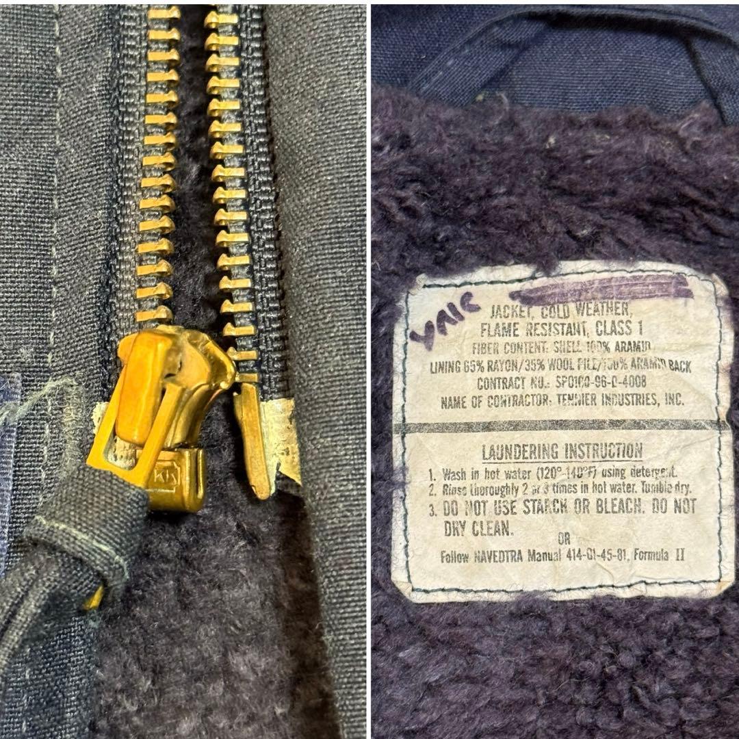 90s US.NAVY アラミド デッキジャケット A-2
