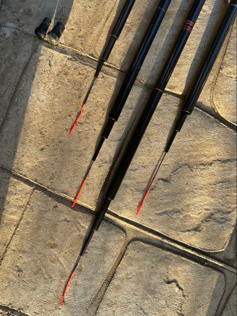 八汐 硬調 10尺 11尺 12尺 13尺　4本まとめ　ヘラ竿 ヘラブナ