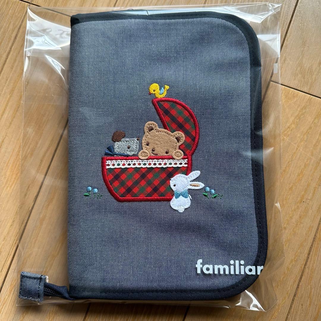 ◆専用◆ファミリア デニム生地 母子手帳ケース 001