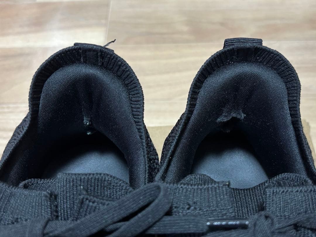 ラクバキ Racbaki ソフトスニーカー　ブラック/ホワイト　Mサイズ